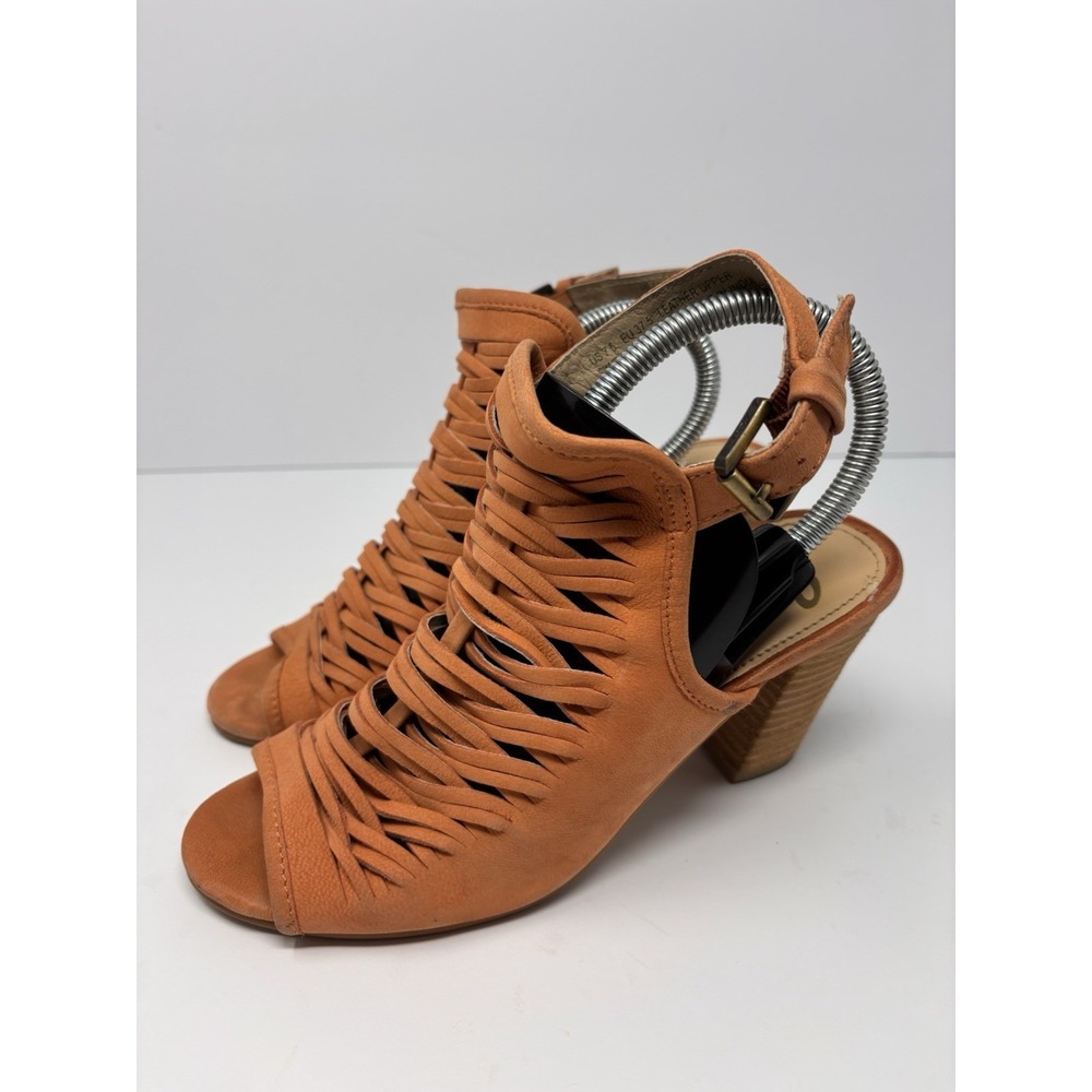 Sam Edelman Women's Holly Heel Sandals Size 7.5 Block Heel